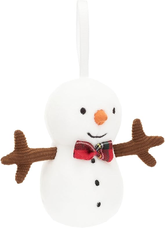 Jellycat Festive Folly Snowman Ornament