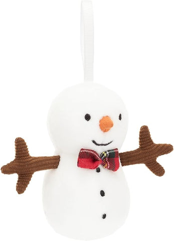 Jellycat Festive Folly Snowman Ornament