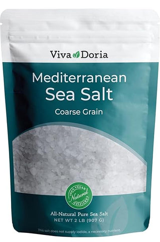 Viva Doria Mediterranean Sea Salt, (Coarse Grain) 2Lbs