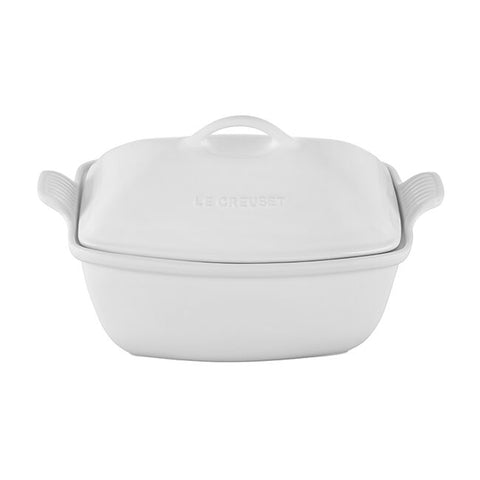 Le Creuset 4.5Qt Covered Heritage Baker White