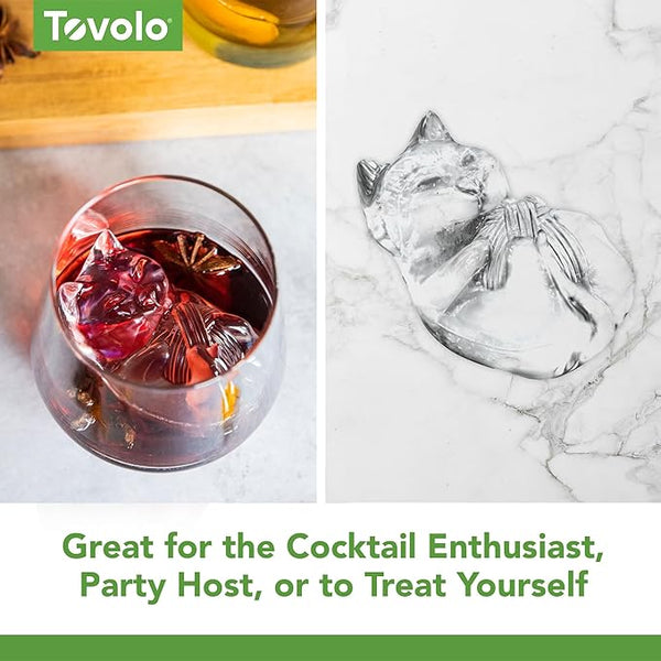 Tovolo Kitten with Yarn Ice Molds Set of 2