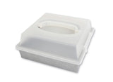 USA Pan Square Cake Pan with Lid