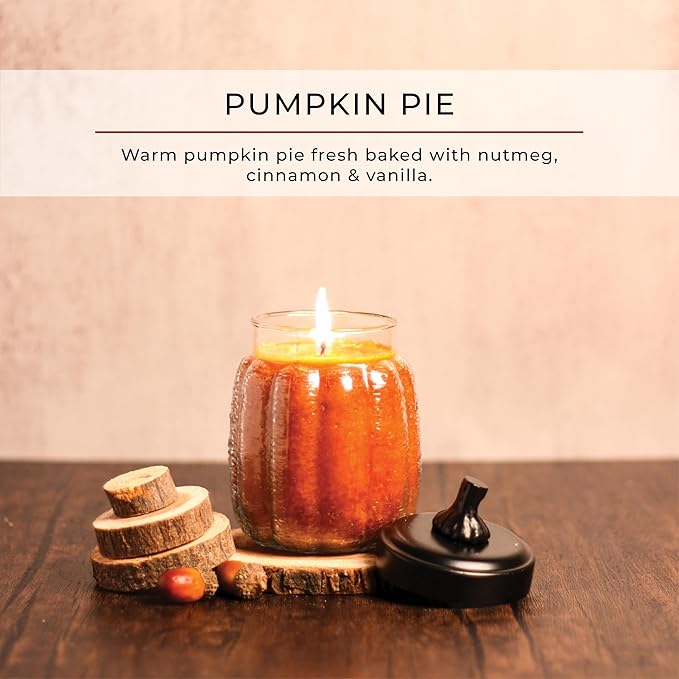 Cheerful Giver Pumpkin Pie 26oz Decorative Jar Candle