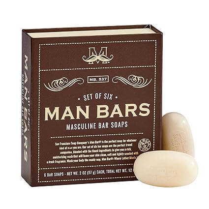 Man Bar 6pc Soap Gift Set