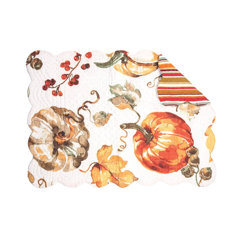 C&F Home Watercolor Pumpkin Placemat