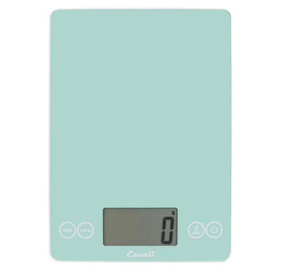 Escali Classic Glass Digital Food Scale, Teal