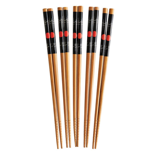 HIC Helen's Asian Kitchen Sushi Chopsticks, 5 Pairs