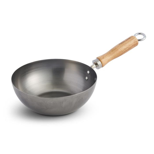 HIC Helen's Asian Kitchen Carbon Steel Wok, 8in