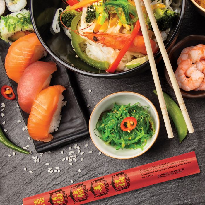 HIC Helen's Asian Kitchen Disposable Bamboo Chopsticks, 25 Pairs