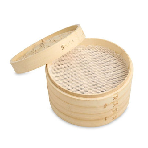 HIC Helen's Asian Kitchen Silicone Steamer Liners, 10-Inch, Set of 4
