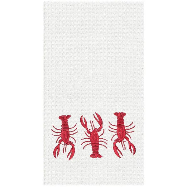 C&F Home Coastal Lobster Trio Kitchen Towel