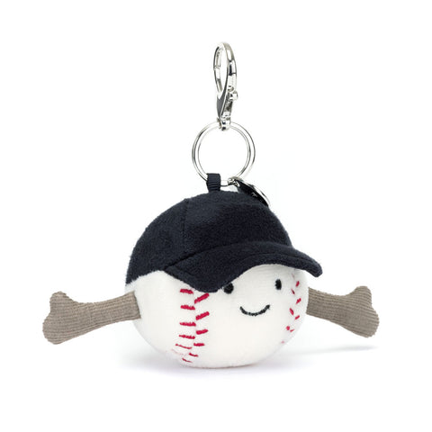 Jellycat Amusables Sports Baseball Bag Charm