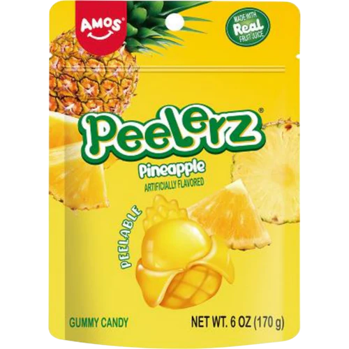 Cow Crack Amos Peelerz Pineapple Gummies 6oz