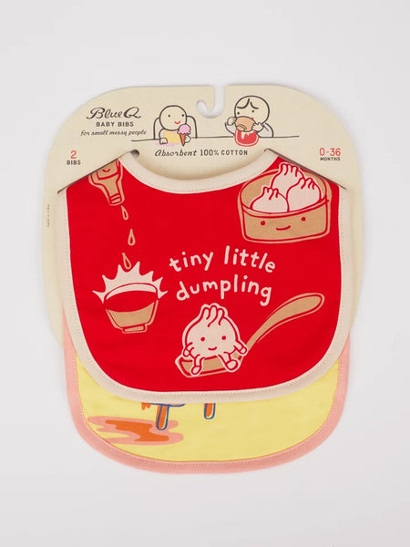 Blue Q Tiny Little Dumpling/ Wanna Join Me For A Meltdown? Baby Bib