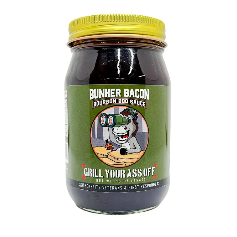 Grill Your Ass Off Bunker Bacon BBQ Sauce