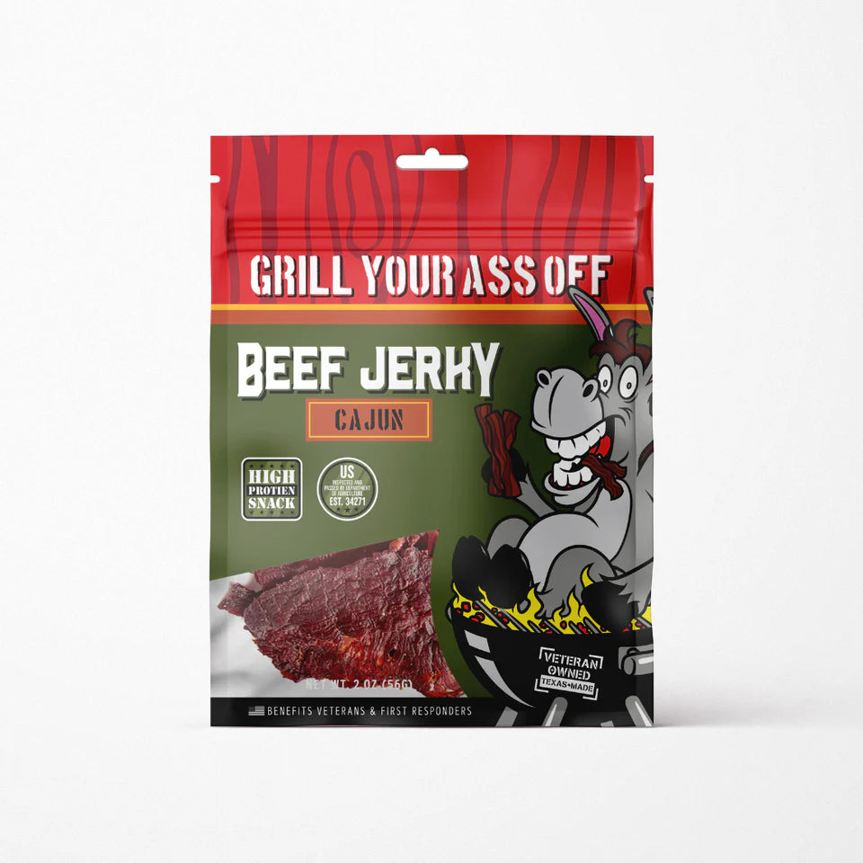 Grill Your Ass Off Cajun Beef Jerky