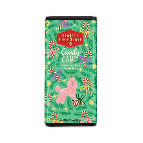 Seattle Chocolate Candy Cane Crunch Truffle Bar