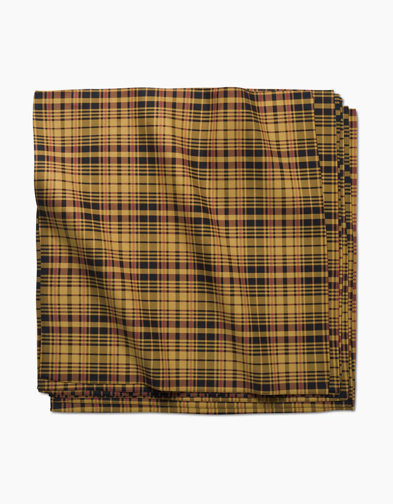 Geometry Autumn Plaid Napkins 6 Pack