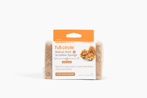Full Circle Walnut Shell Scrubber Brush