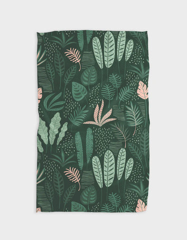 Geometry Forest Floor Tea Towel