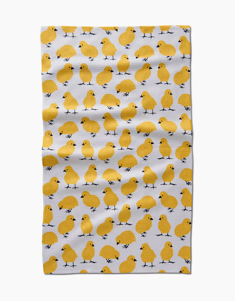 Geometry Peep Parade Tea Towel