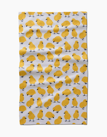 Geometry Peep Parade Tea Towel