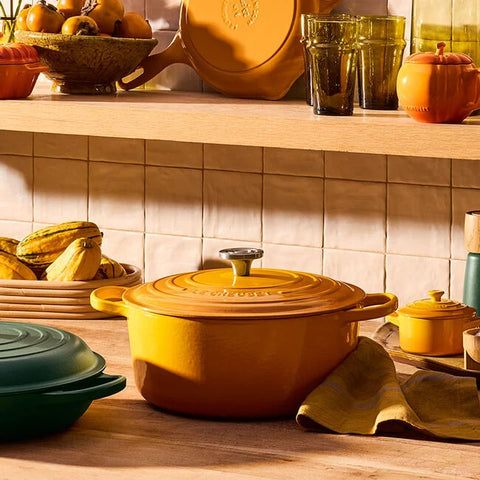 Le Creuset 5.5Qt Nectar Round Dutch Oven with Stainless Crucible Knob