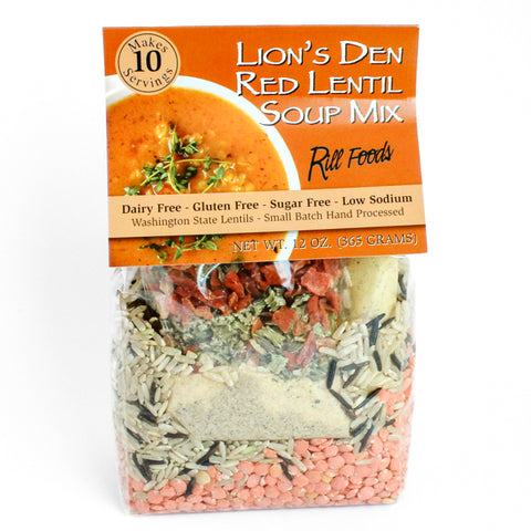 Rill Foods Lion's Den Red Lentil Soup Mix