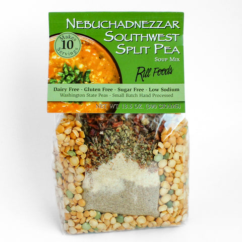 Rill Foods Nebuchadnezzar Zesty Split Pea Soup Mix Large