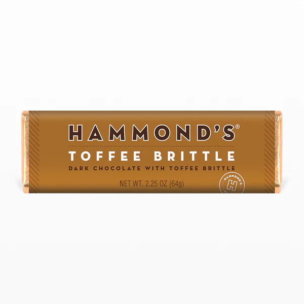 HC TOFFEE BRITTLE DARK CHOCOLATE CANDY BARS