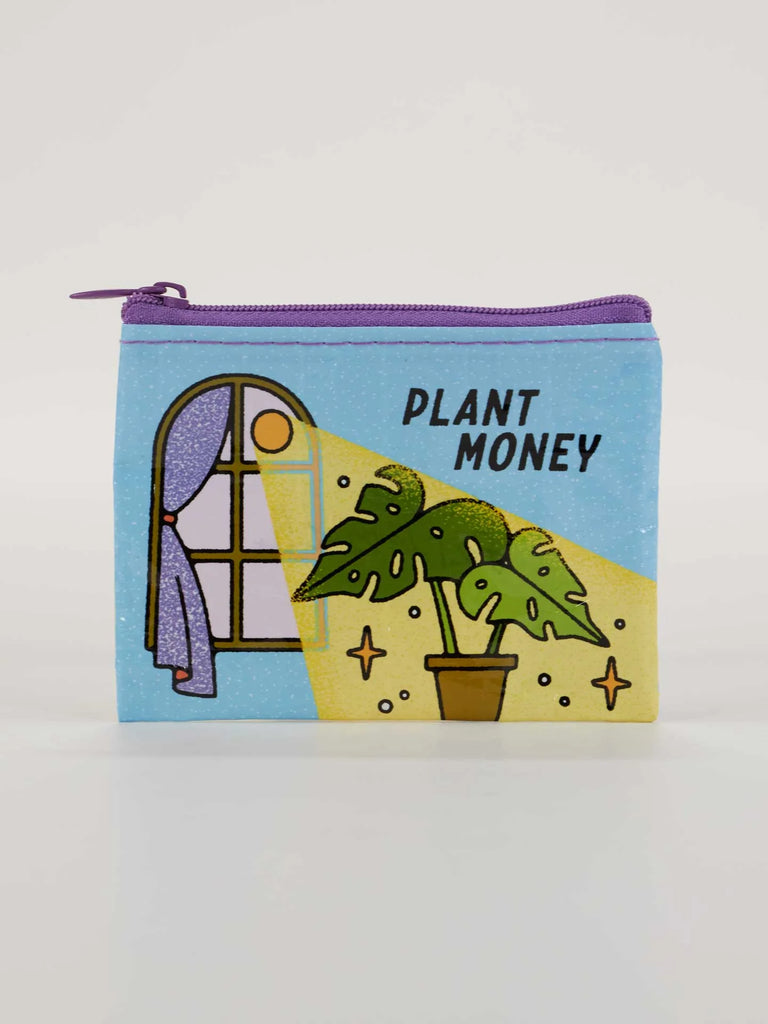 Blue Q Plant Money Coin Purse