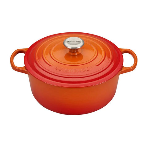 Le Creuset 5.5Qt Flame Dutch Oven (In Store Pickup Only)