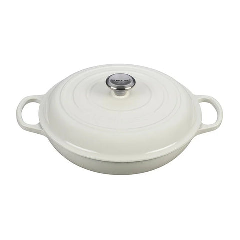 Le Creuset 3.5Qt White Braiser (In Store Pickup Only)