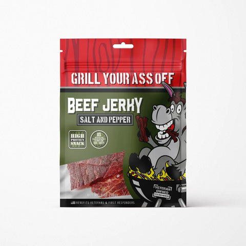 Grill Your Ass Off Salt & Pepper Jerky