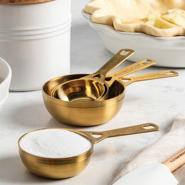 Le Creuset Gold 4 Pc Measuring Cup Set
