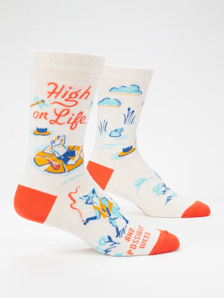 Blue Q High on Life Men's Socks