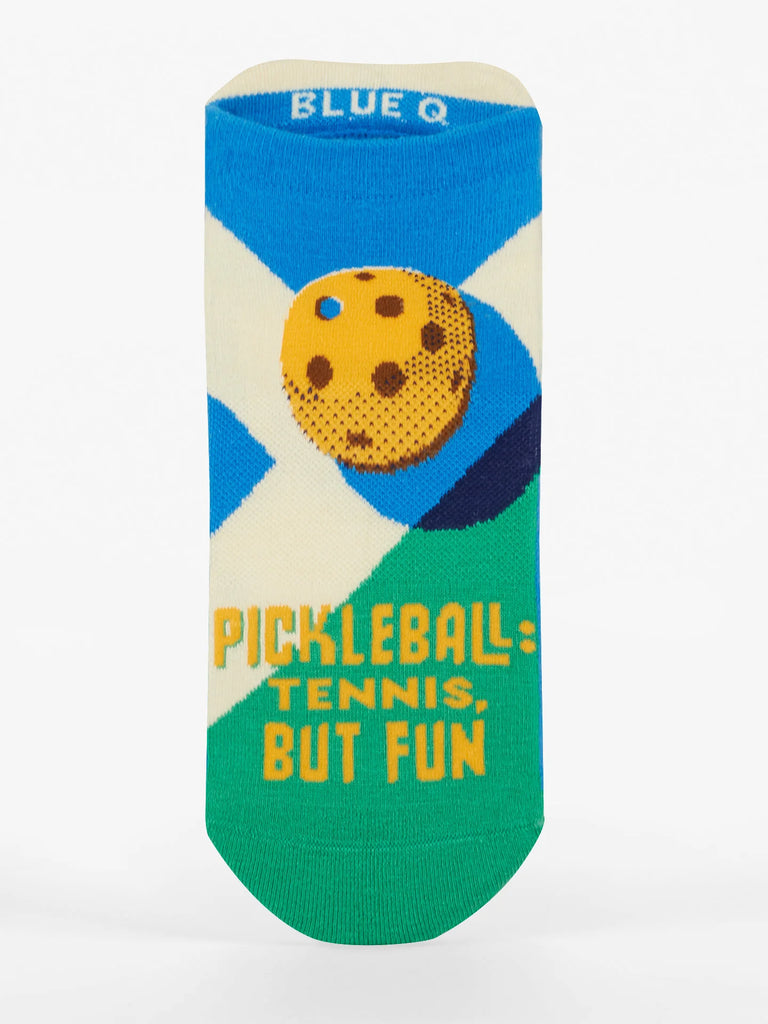 Blue Q Sneaker Socks Pickleball