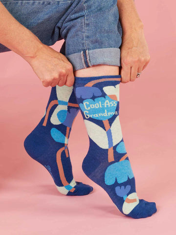 Blue Q Cool-Ass Grandma W-Crew Socks
