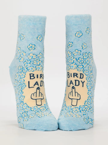 Blue Q Bird Lady W-Ankle Socks
