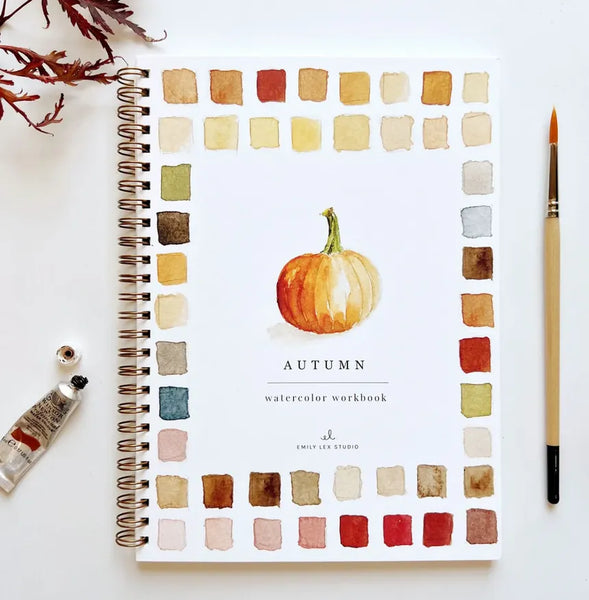 Emily Lex Studios Autumn Watercolor Workbook
