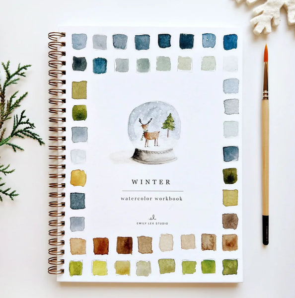 Emily Lex Winter Watercolor Workbook