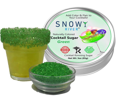 Snowy River Green Cocktail Sugar