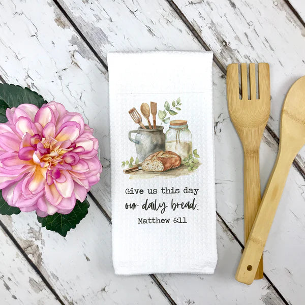 Canary Road Daily Bread Prayer Sourdough Towel