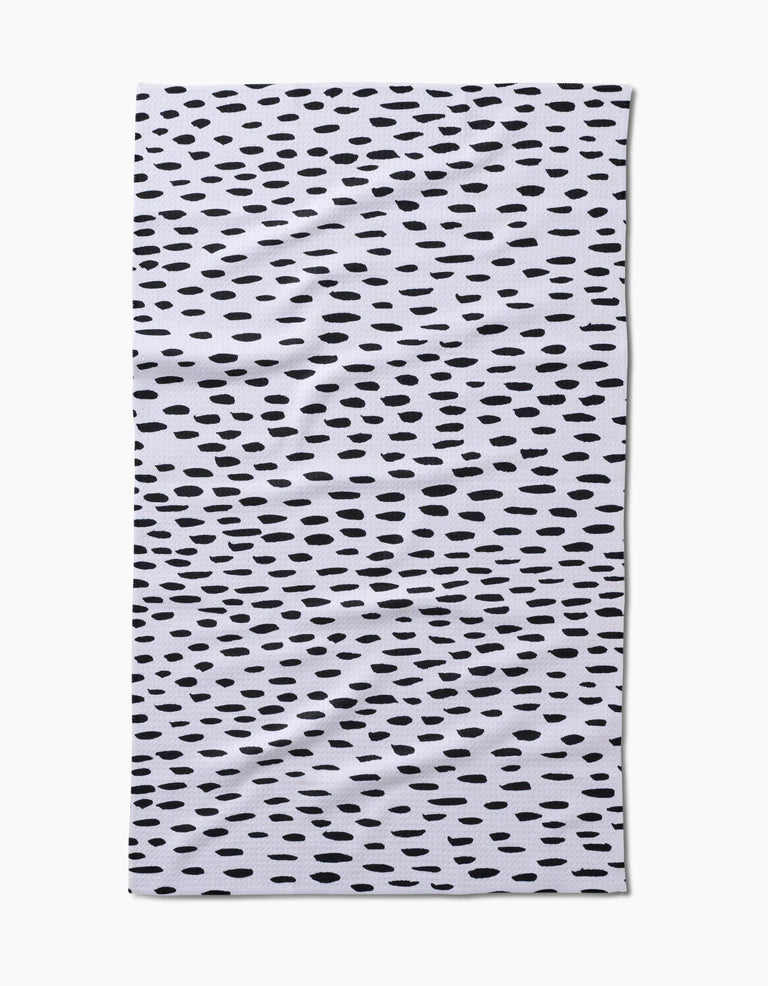 Geometry Dot Dash Kitchen Tea Towel