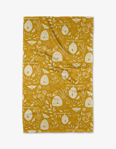 Geometry Enchanted Hive Tea Towel