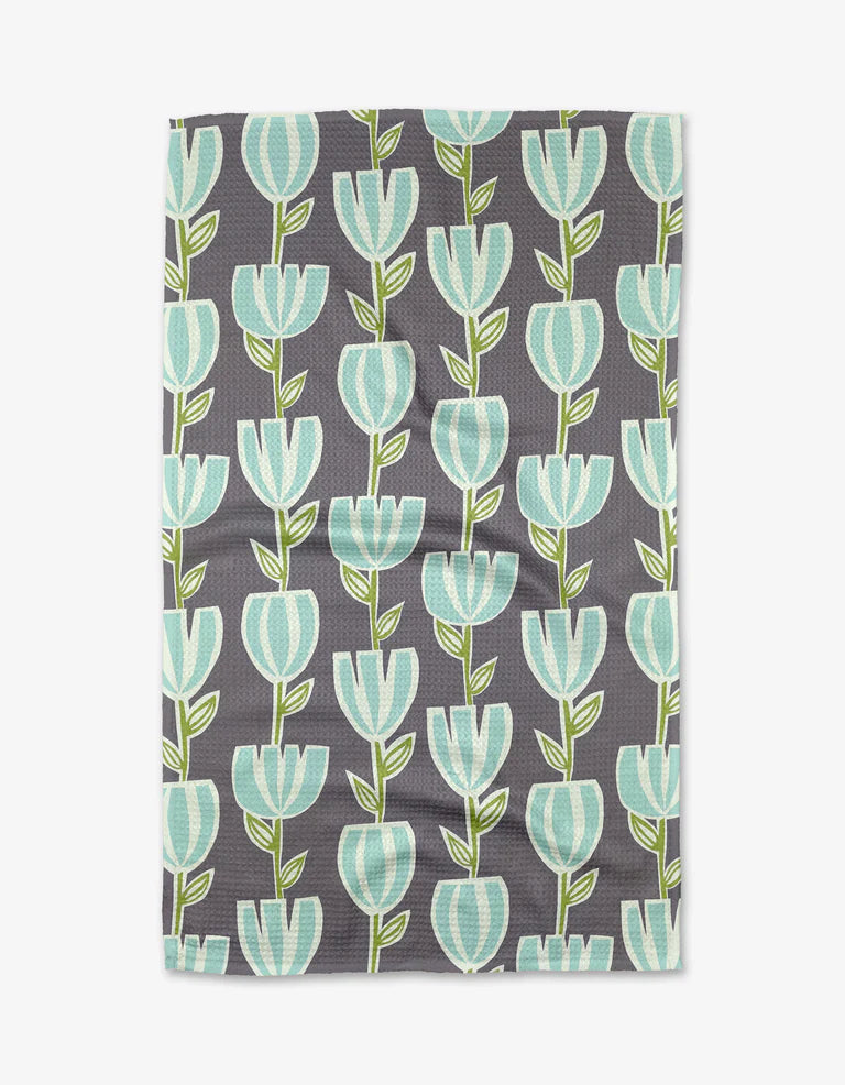 Geometry Tulips for Days Tea Towel