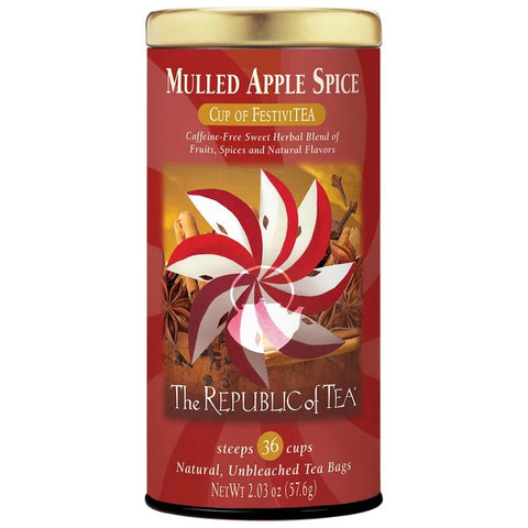 Republic of Tea Mulled Apple Spice Herbal Tea Bags