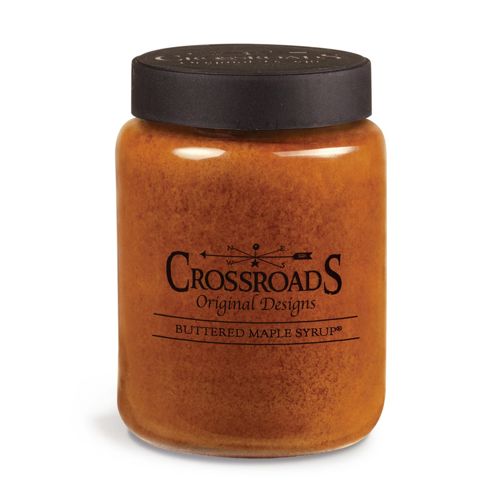 Crossroads Buttered Maple Syrup 26oz Candle