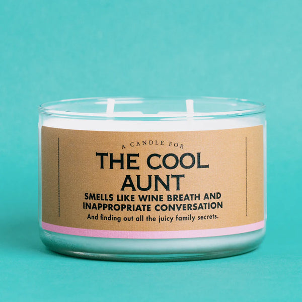 Whiskey River Candle for Cool Aunt 10oz