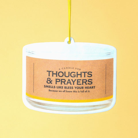 Whiskey River Thoughts and Prayers Air Freshener